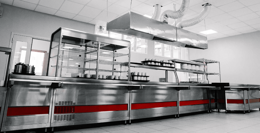 Точно такая линия раздачи стоит у нас, и по размеру и по расположению