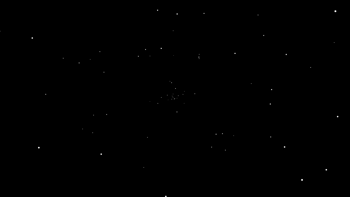 Динамическая генерация звездного неба.