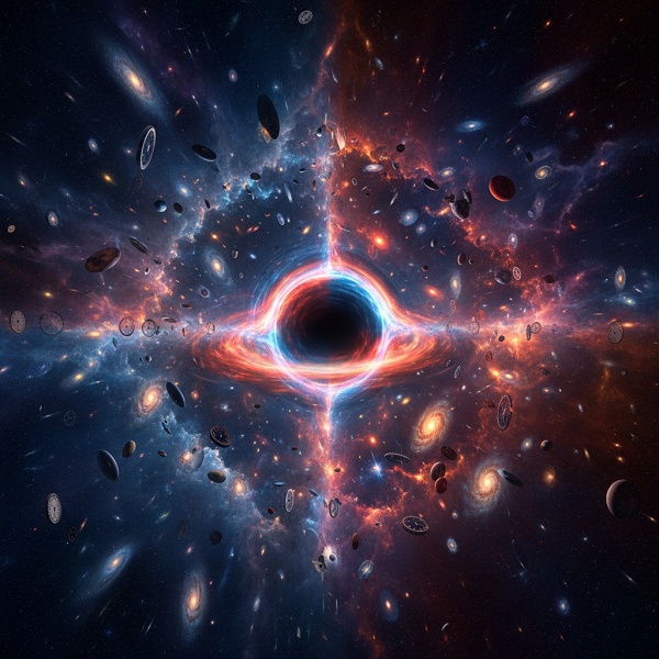 Новая трактовка мостов Эйнштейна&ndash;Розена меняет взгляд на начало Вселенной: &laquo;математические мосты&raquo; могут описывать квантовое состояние, где время одновременно идёт вперёд и назад