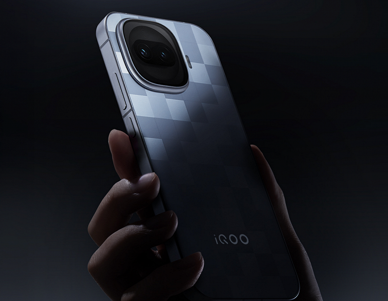 Смартфон iQOO 15R с уникальным клетчатым дизайном засветился на первом изображении