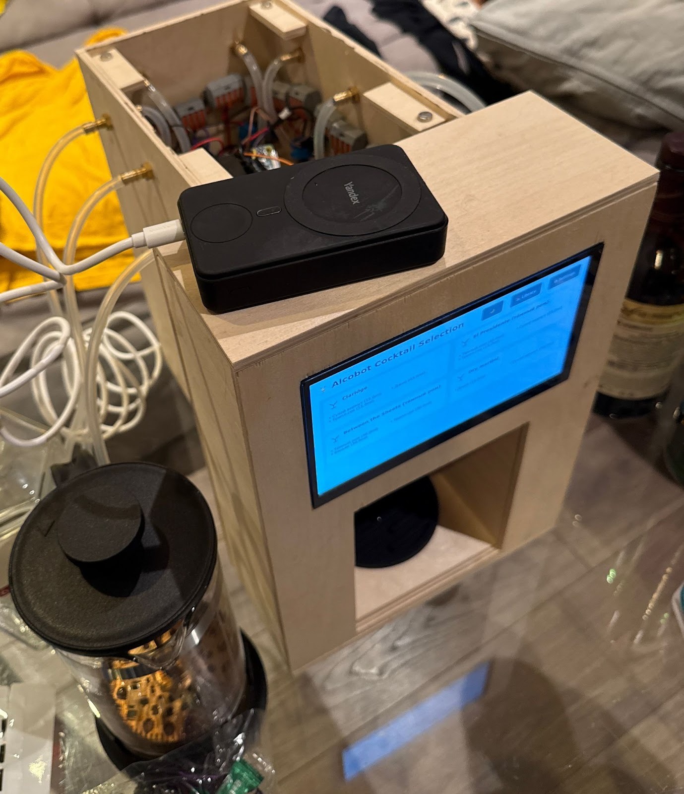 Электроналиватор: делаем автомат для коктейлей с помощью Raspberry Pi, нейросети и фанеры - 12 Электроналиватор: делаем автомат для коктейлей с помощью Raspberry Pi, нейросети и фанеры - 12