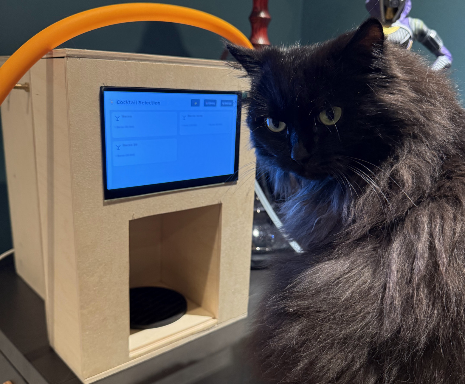 Электроналиватор: делаем автомат для коктейлей с помощью Raspberry Pi, нейросети и фанеры - 17 Электроналиватор: делаем автомат для коктейлей с помощью Raspberry Pi, нейросети и фанеры - 17