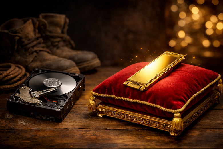 Хранить данные на SSD стало роскошью: твердотельные накопители теперь в 16 раз дороже HDD