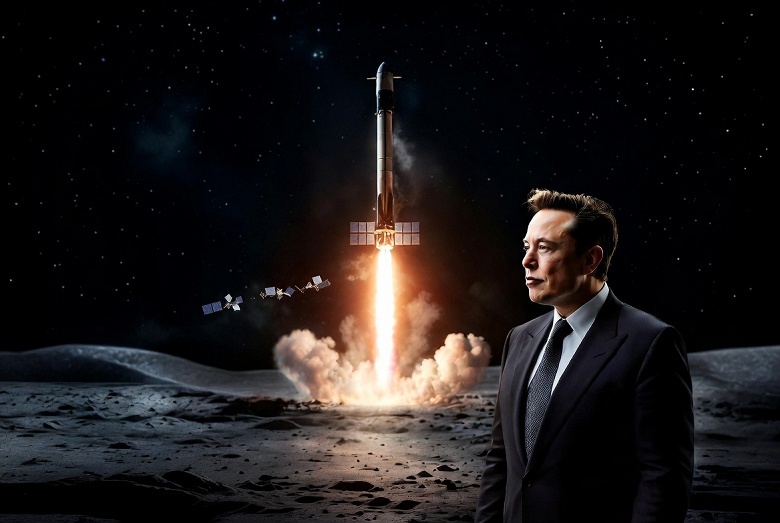 Илон Маск планирует массовое производство ИИ-спутников на Луне и запуск их в глубокий космос с помощью электромагнитных катапульт - 1 Илон Маск планирует массовое производство ИИ-спутников на Луне и запуск их в глубокий космос с помощью электромагнитных катапульт