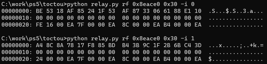 Сверху флешка с патченной осью, снизу с оригинальной