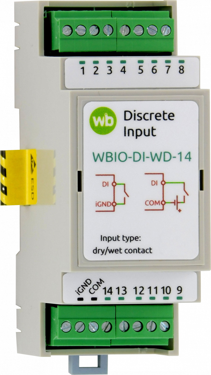 Компактный модуль с 14 дискретными входами