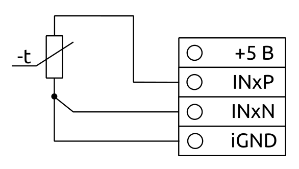 Трехпроводное подключение