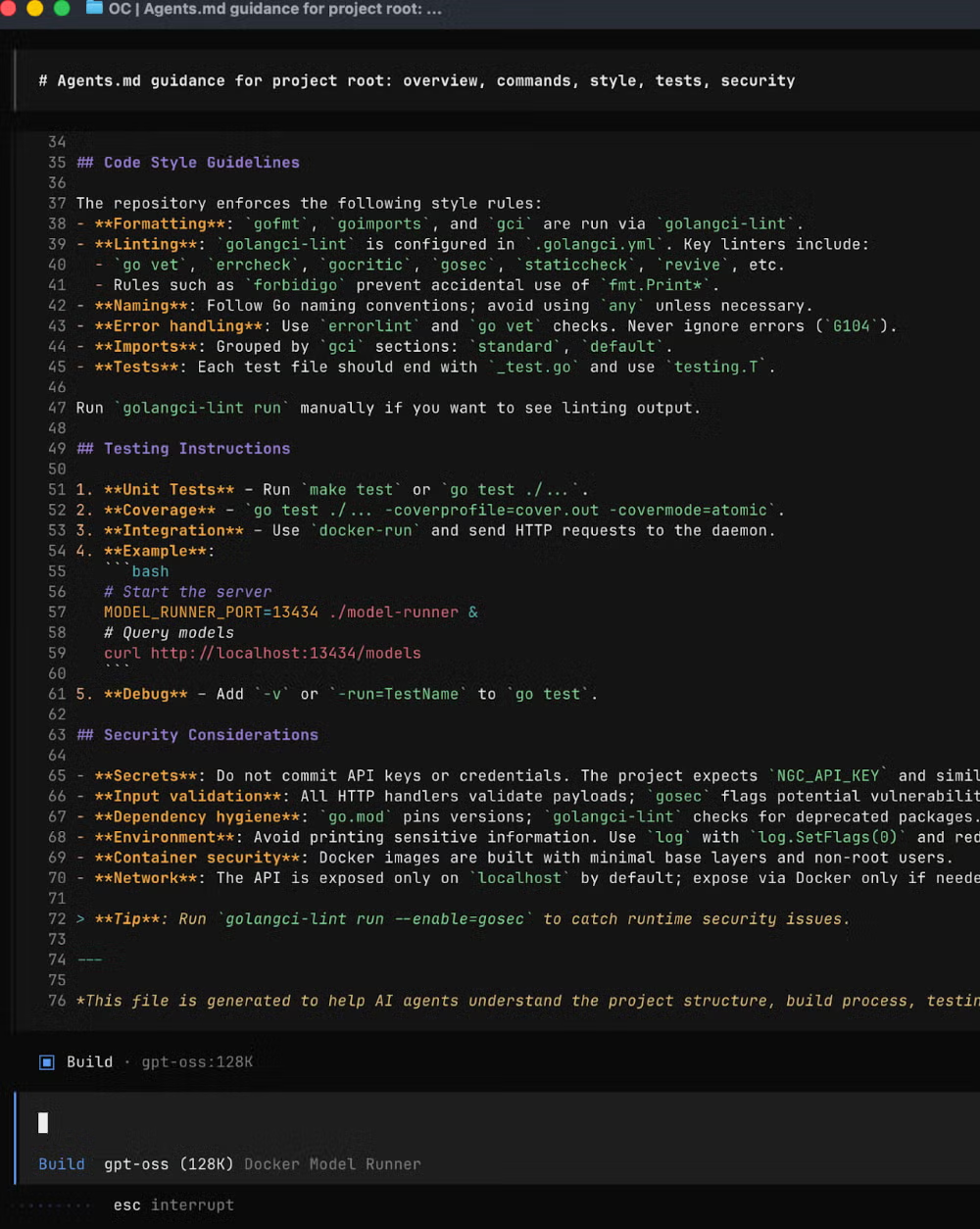 Рисунок 4: итоговый файл agents.md  