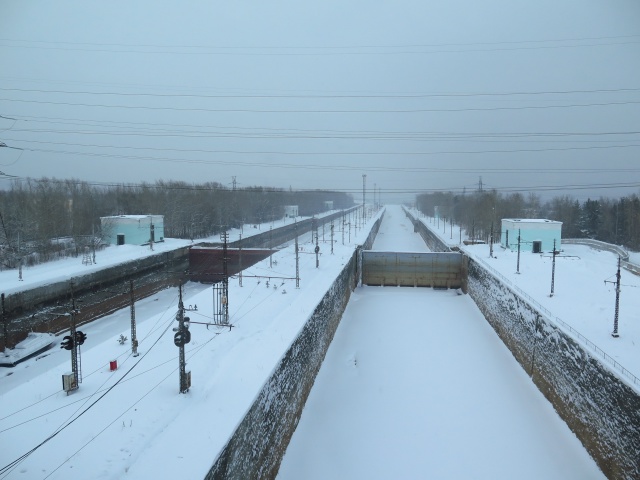 Западную нитку восстановили в 2012 г., но вновь использовать начали не сразу
