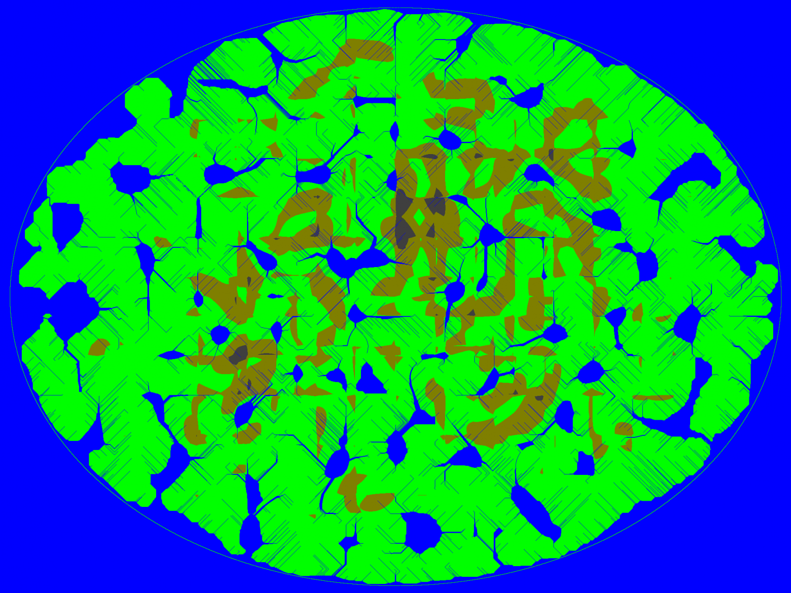 Карта гор-холмов-равнин