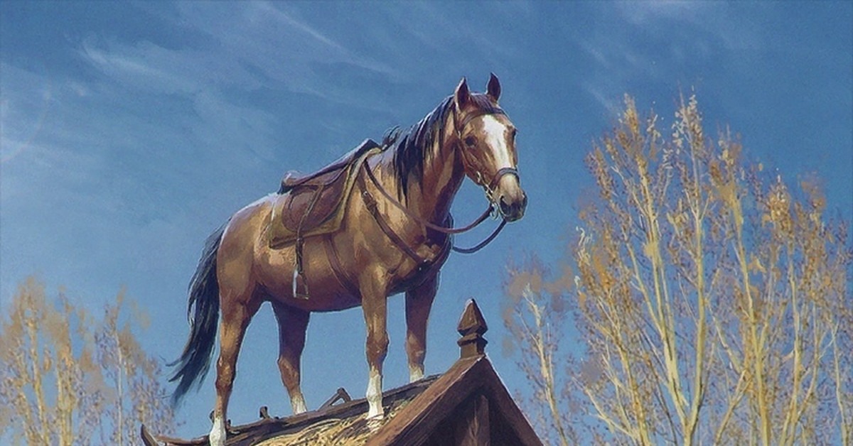 Плотва на крыше. Источник.