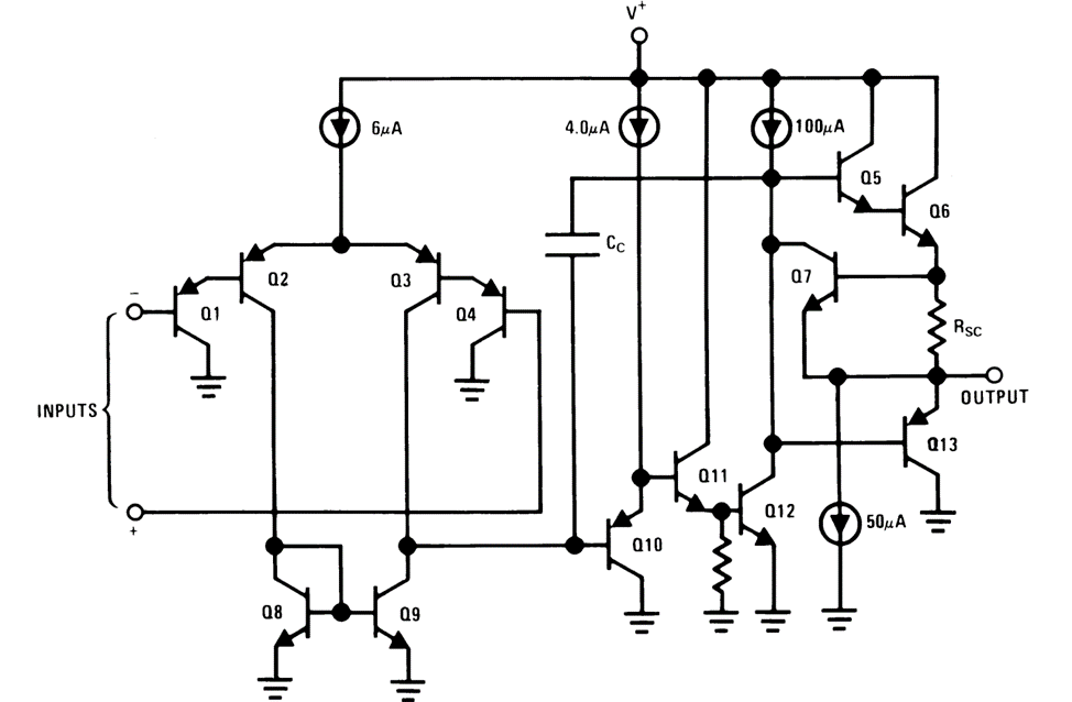 Операционные усилители с однополярным и двуполярным питанием: в чем разница и как так получилось - 13