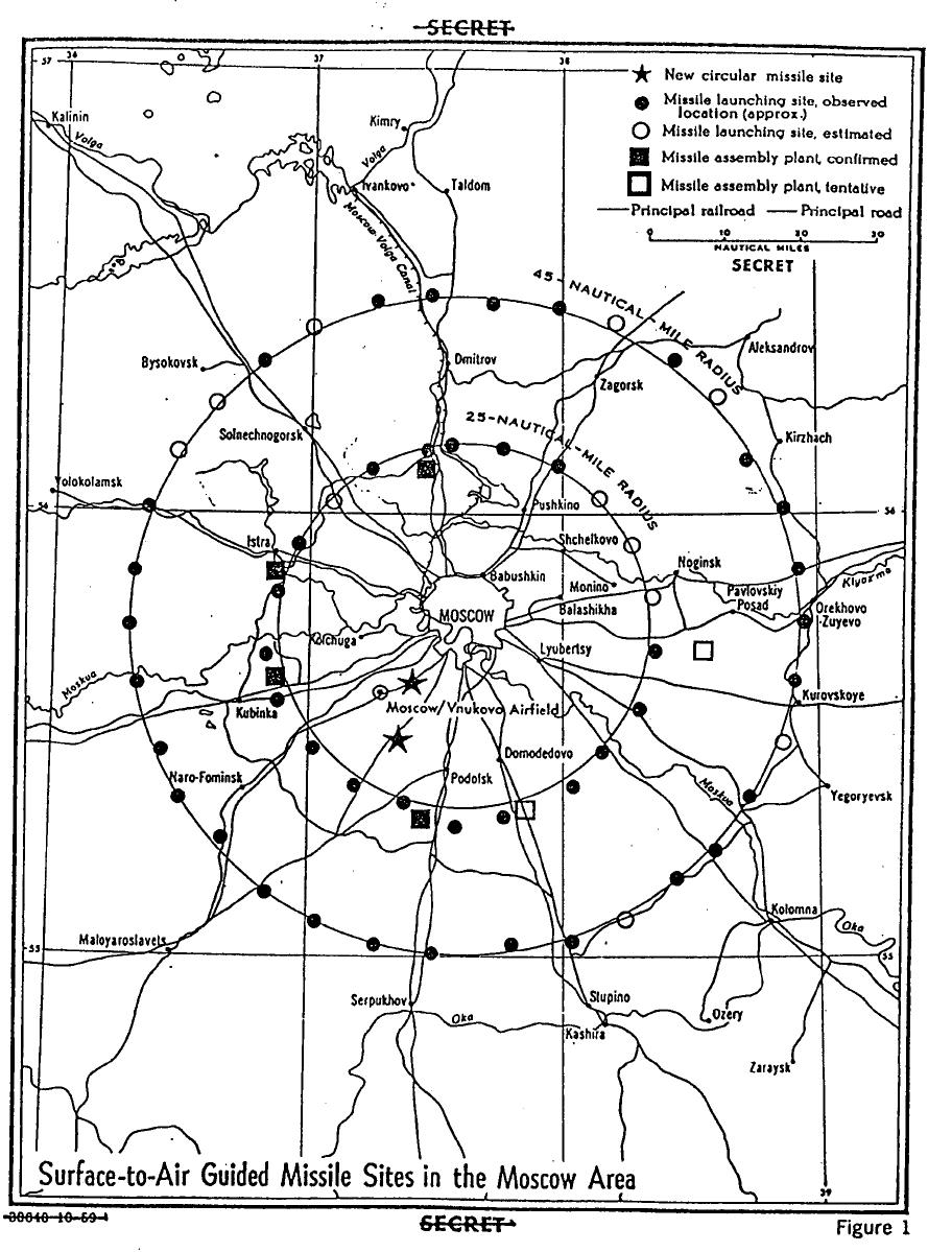 Два кольца ПВО С-25 вокруг Москвы