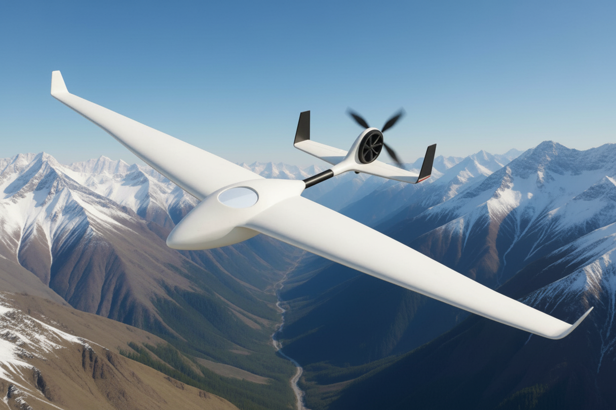 Рекуперация в небе. Концепт беспилотника, который заряжается от сопротивления воздуха - 1