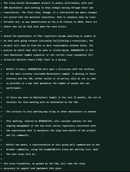 Сообщество разработчиков Linux составило план действий на случай ухода Линуса Торвальдса - 2 Сообщество разработчиков Linux составило план действий на случай ухода Линуса Торвальдса