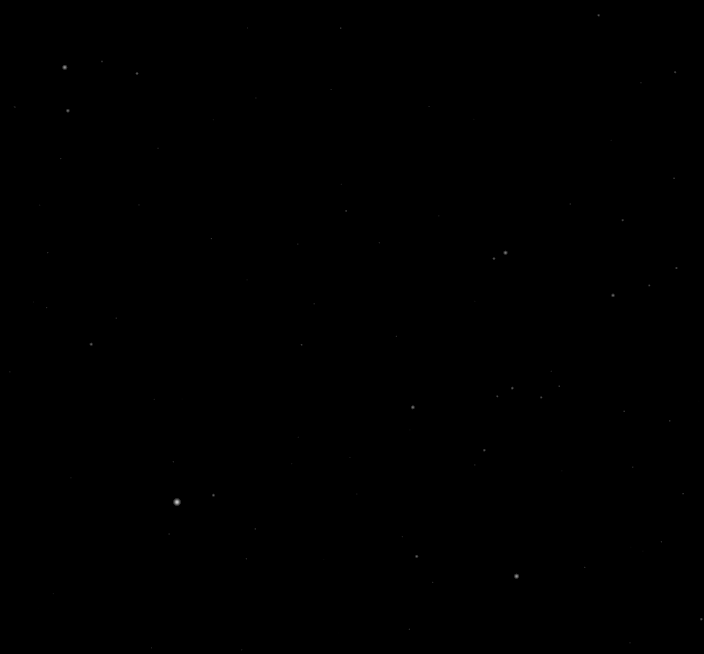 Пример фотографии звёздного неба