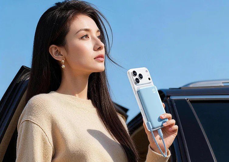 Тонкий, с магнитами и всего за 37 долларов. Black Shark представила портативный аккумулятор Blade 3 с необычным кабелем