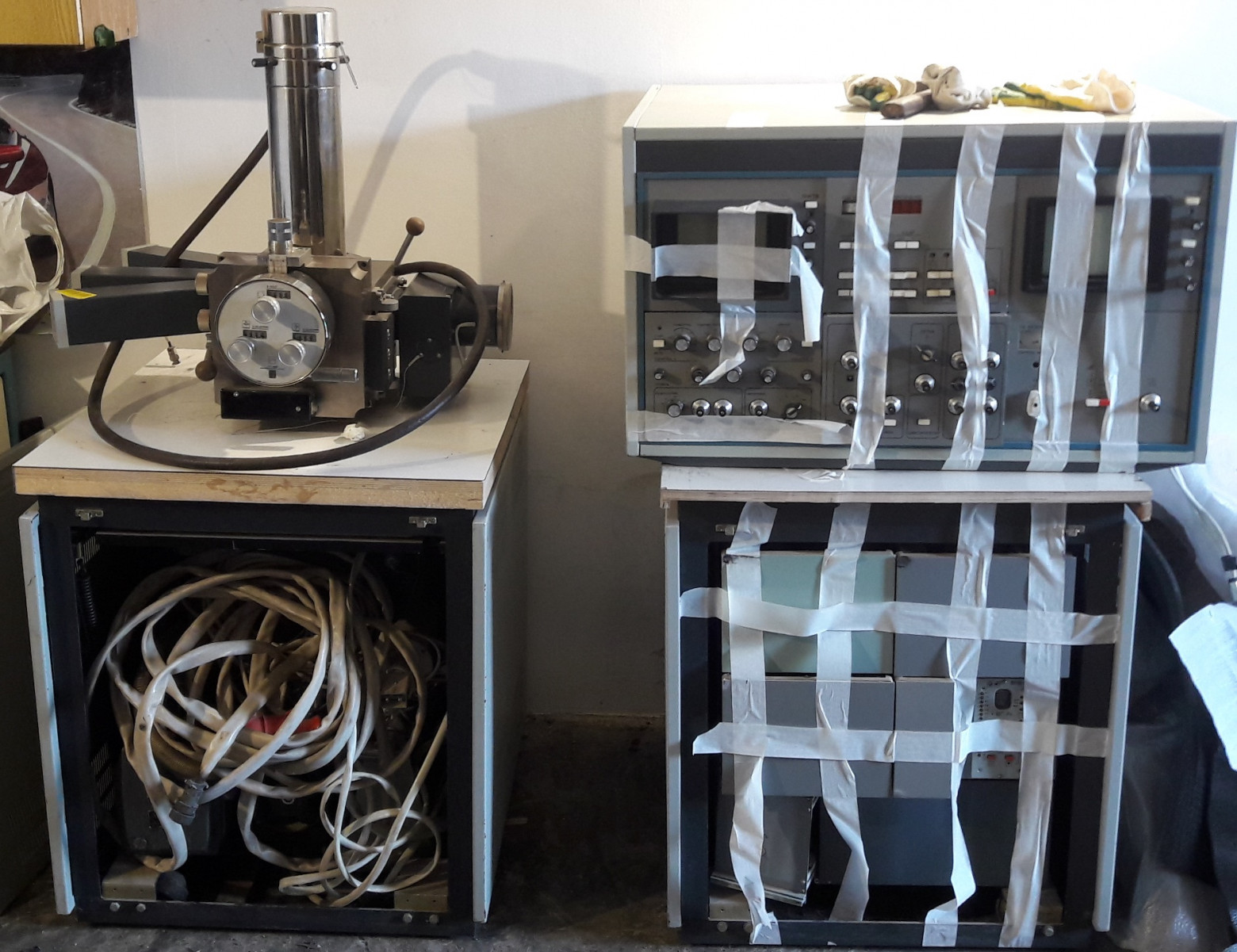 Растровый электронный микроскоп МРЭМ-100. Невымерший советский мамонт. Часть 1. Спячка - 2