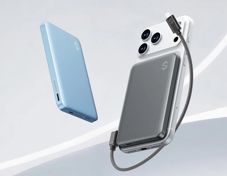 Суббренд Xiaomi представил тонкие мобильные аккумуляторы для iPhone: Black Shark Blade 3 выдерживают давление 13 тонн и прокол стальной иглой - 1 Суббренд Xiaomi представил тонкие мобильные аккумуляторы для iPhone: Black Shark Blade 3 выдерживают давление 13 тонн и прокол стальной иглой
