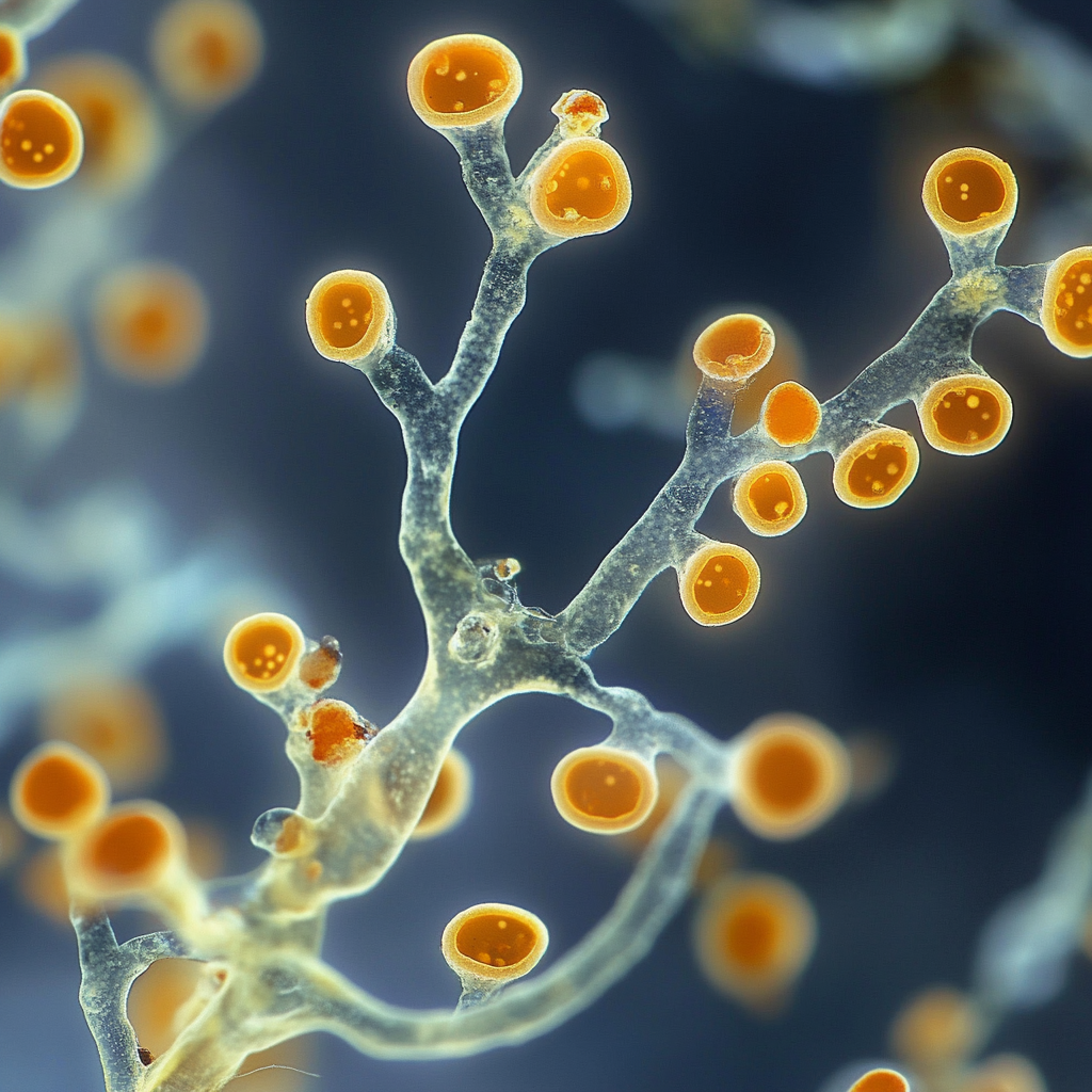 Одной из отличительных черт этих бактерий являются их гигантские размеры, которые считаются необычными для прокариот. (Изображение создано с помощью Midjourney)