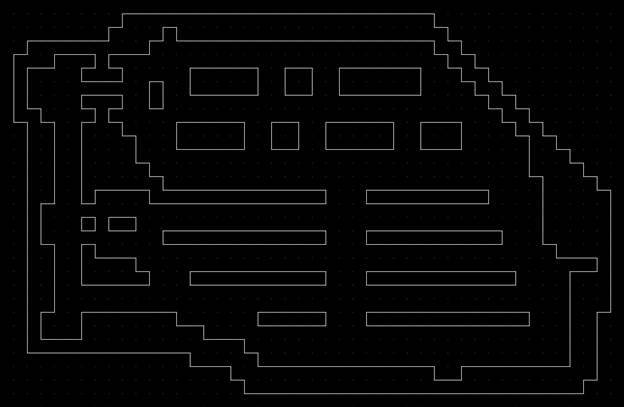 План супермаркета Albert Heijn в виде сетки