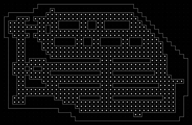Представление каждой клетки в виде узла графа