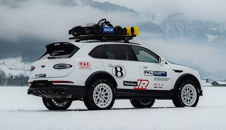 Представлен «дикий» Bentley Bentayga: теперь это 650-сильный брутальный внедорожник с картом на крыше - 2 Представлен «дикий» Bentley Bentayga: теперь это 650-сильный брутальный внедорожник с картом на крыше