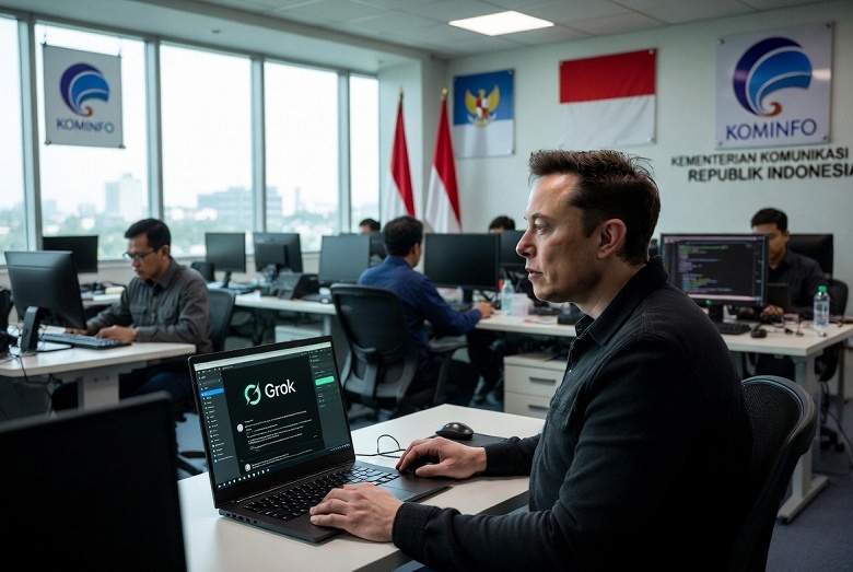Индонезия разбанила чат-бота Grok, но под постоянным контролем властей