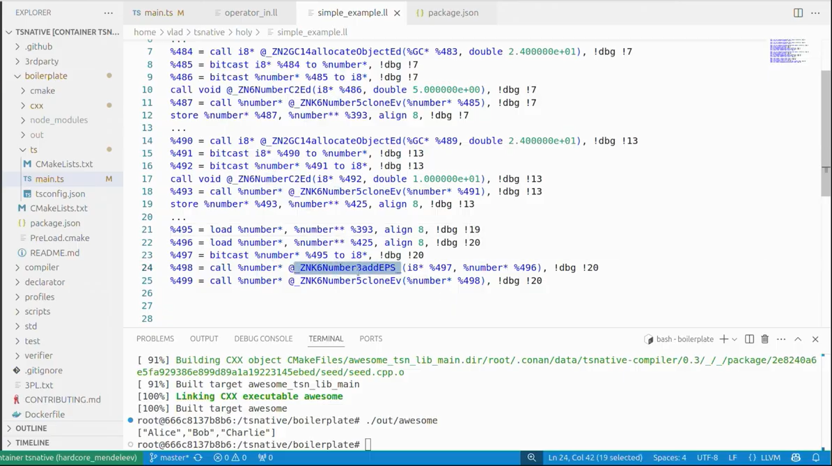 Компилируем TypeScript в натив: хардкор и мясо - 16