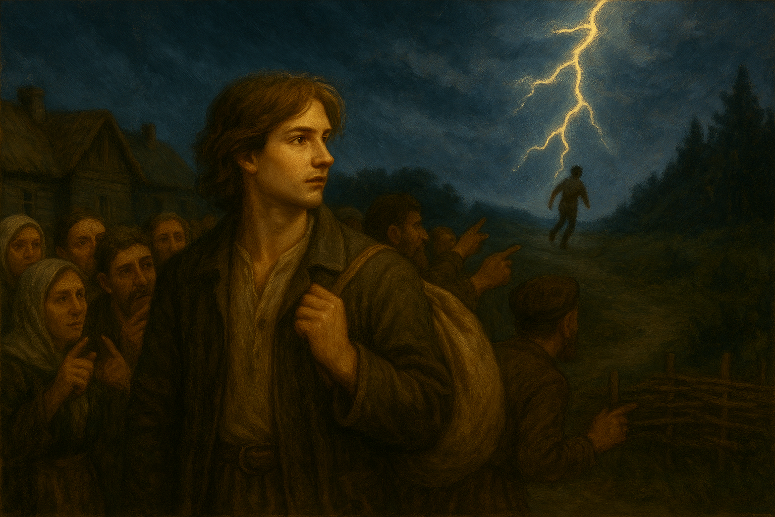 Тоже ничего, но у парня, что бежит ловить молнии, нет сумки, и опять герой слишком выделяется