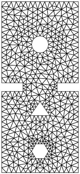 Карта геоида после триангуляции