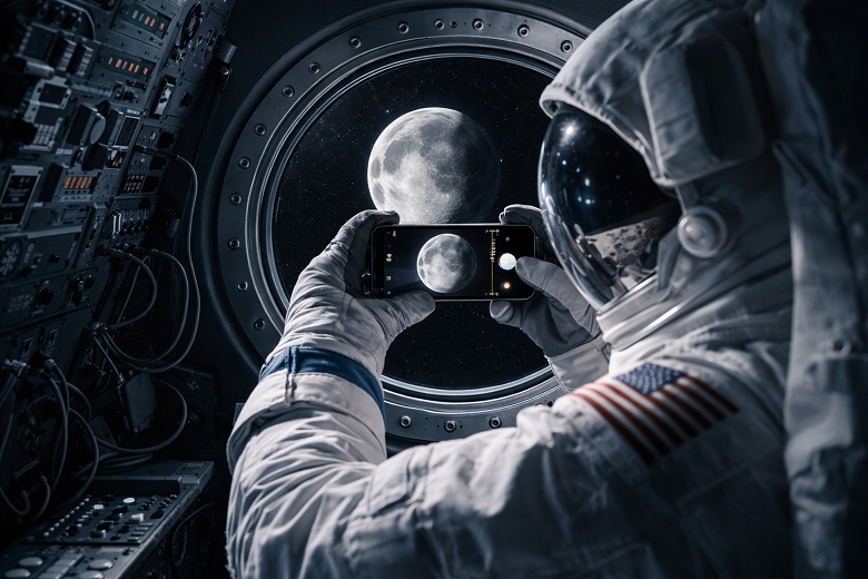 Астронавты NASA будут снимать Луну на iPhone
