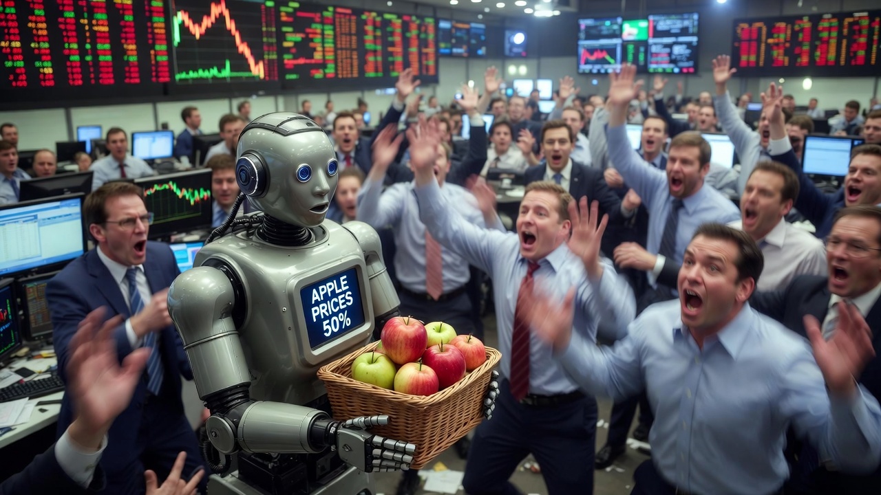 На бирже началась паника — яблоки пытаются продать как можно быстрее