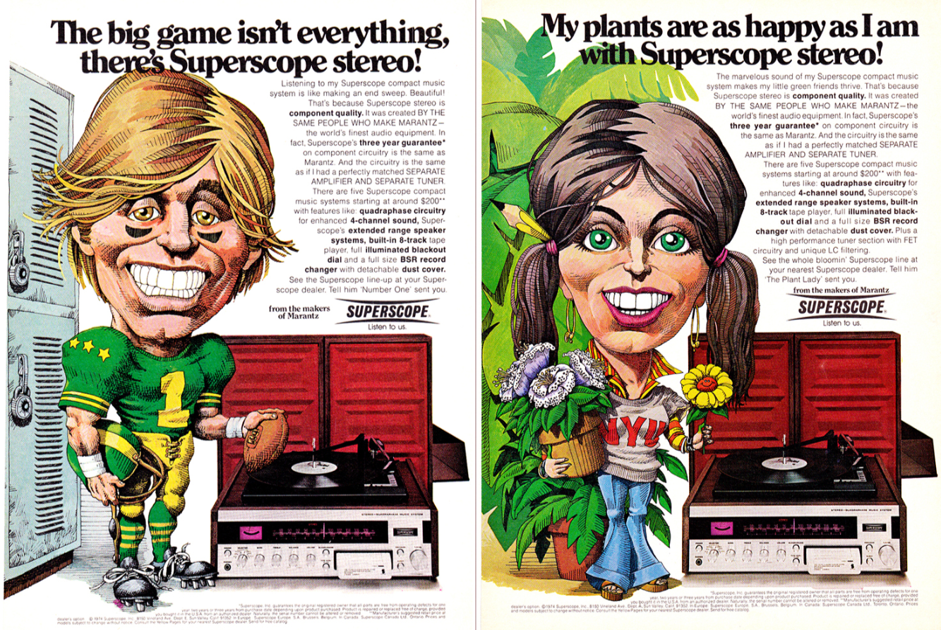 Иногда реклама Marantz была очень странной...