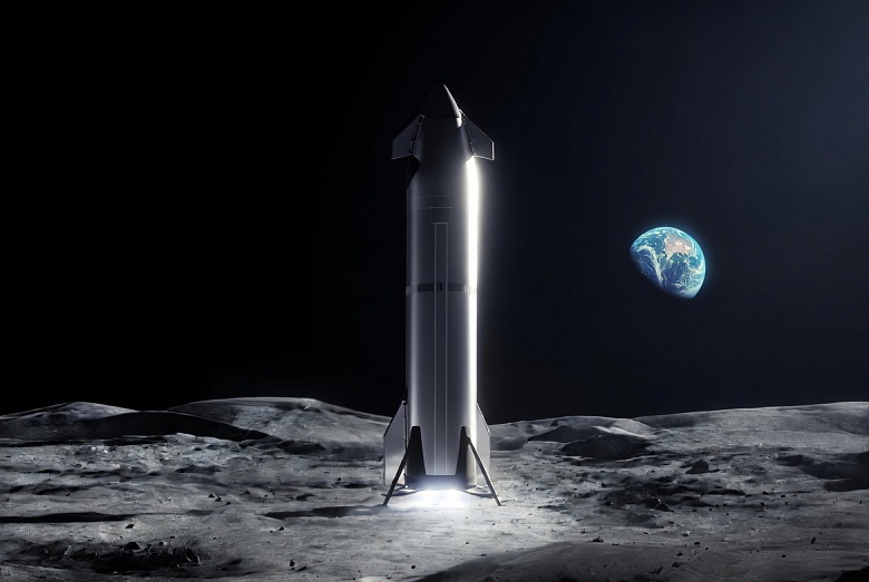 Планы поменялись: SpaceX переключилась с Марса на Луну &mdash; первая посадка Starship планируется уже весной 2027 года