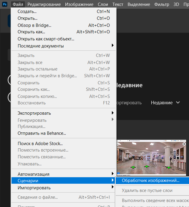 Рисунок 8 - Путь к обработчику изображений
