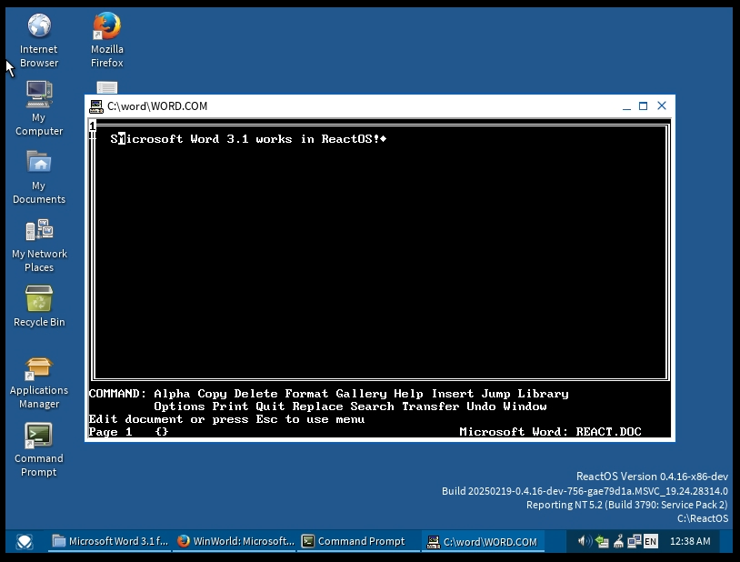 Что было у ReactOS в 2025 - 22 Что было у ReactOS в 2025 - 22