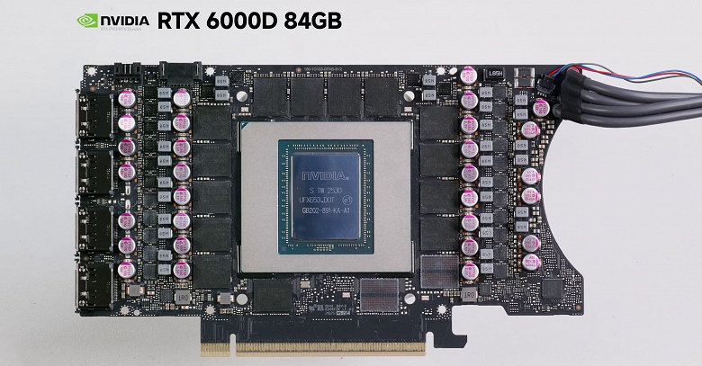 84 ГБ видеопамяти и полностью пассивное охлаждение: Nvidia RTX 6000D полностью рассекречена - 2 84 ГБ видеопамяти и полностью пассивное охлаждение: Nvidia RTX 6000D полностью рассекречена
