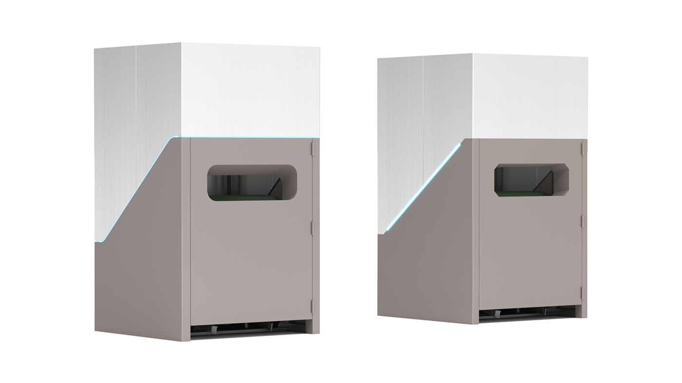 В качестве единственного акцентного элемента рассматривался небольшой скос с подсветкой. Задача была сведена к подбору материалов и уточнению их характеристик в рамках выбранного подхода.  