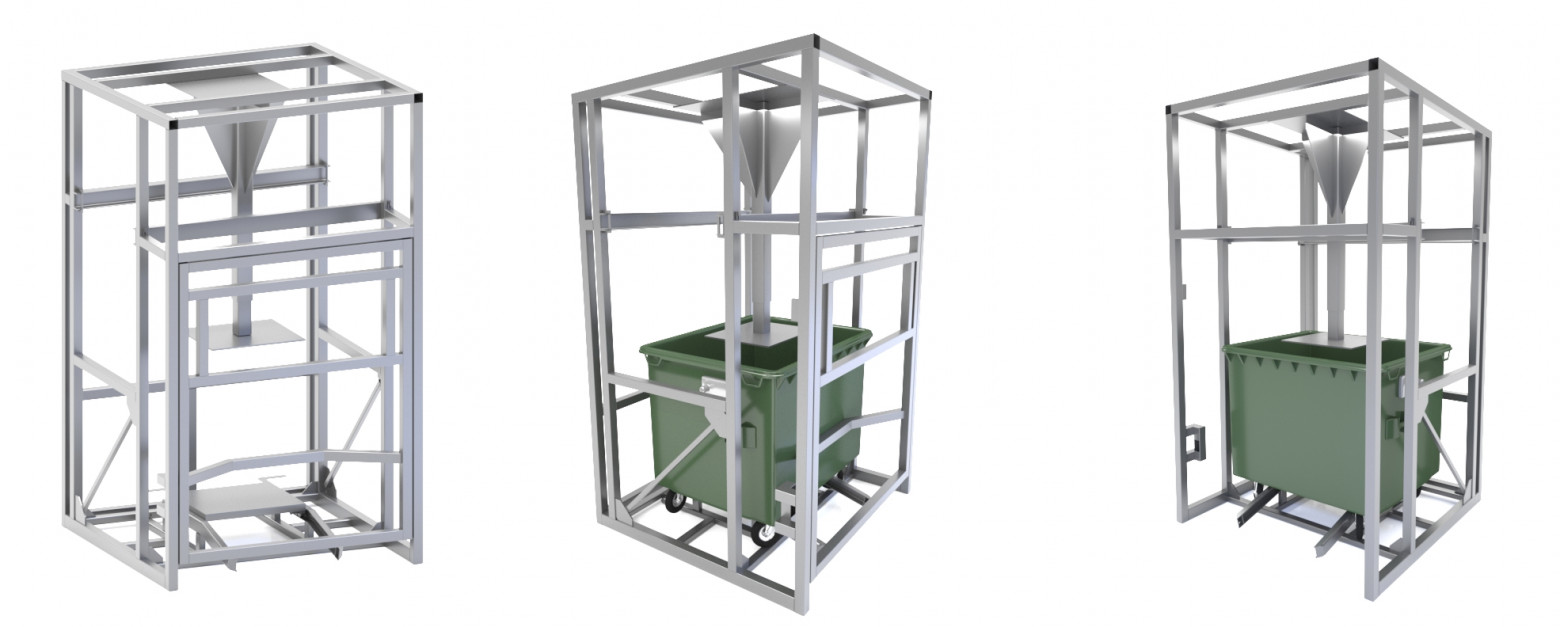 Весь скелет был разработан внутри компании и уже пошел в серию и по сути его нужно было переупаковать. Естественно, 3д модель скелета рамы конструкции нам предоставили.   