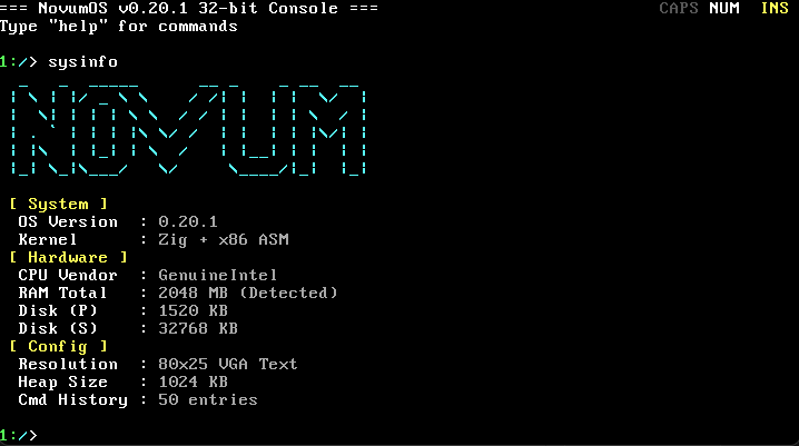 Терминал и sysinfo