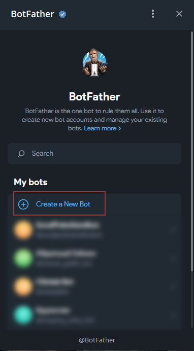 Создаем ТГ бота