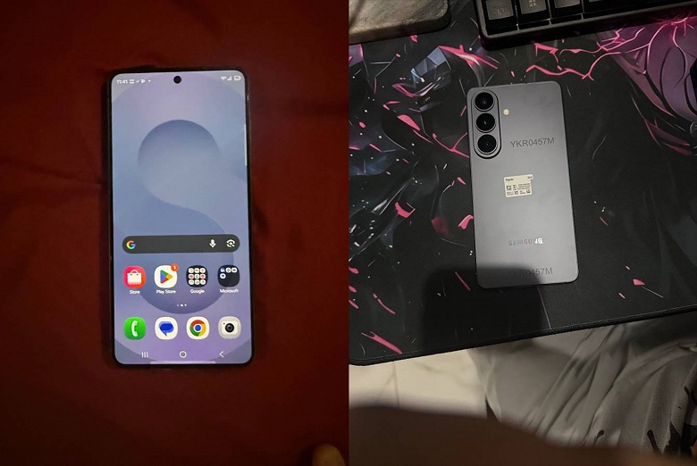 Опубликованы первые живые фото Samsung Galaxy S26: смартфон показали во включенном состоянии