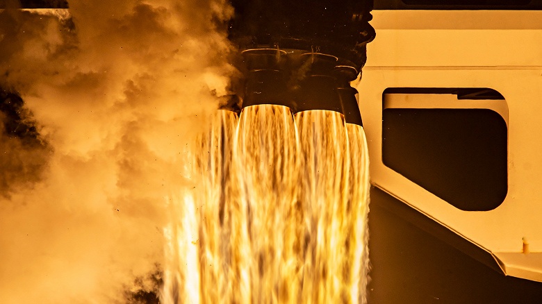 SpaceX запустила 600-й Falcon 9. Ускоритель, который был в космосе 22 раза, вывел на орбиту 24 спутника Starlink V2 Mini - 1 SpaceX запустила 600-й Falcon 9. Ускоритель, который был в космосе 22 раза, вывел на орбиту 24 спутника Starlink V2 Mini