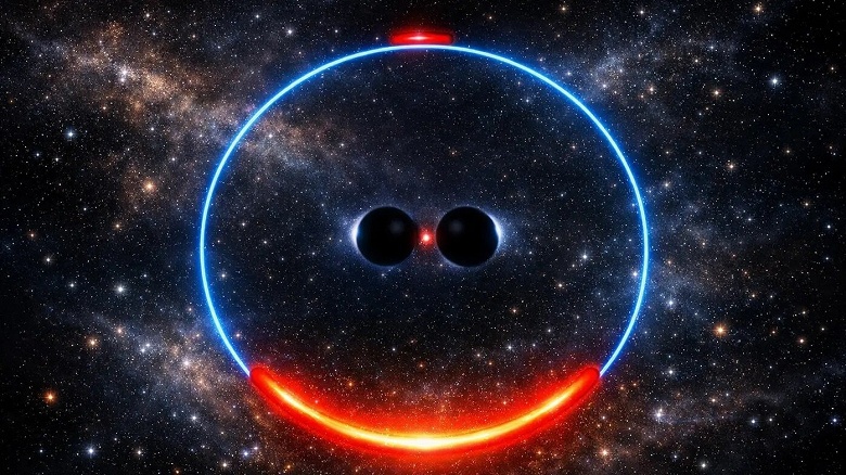 Астрономы нашли способ зафиксировать сближение чёрных дыр задолго до катастрофы их слияния