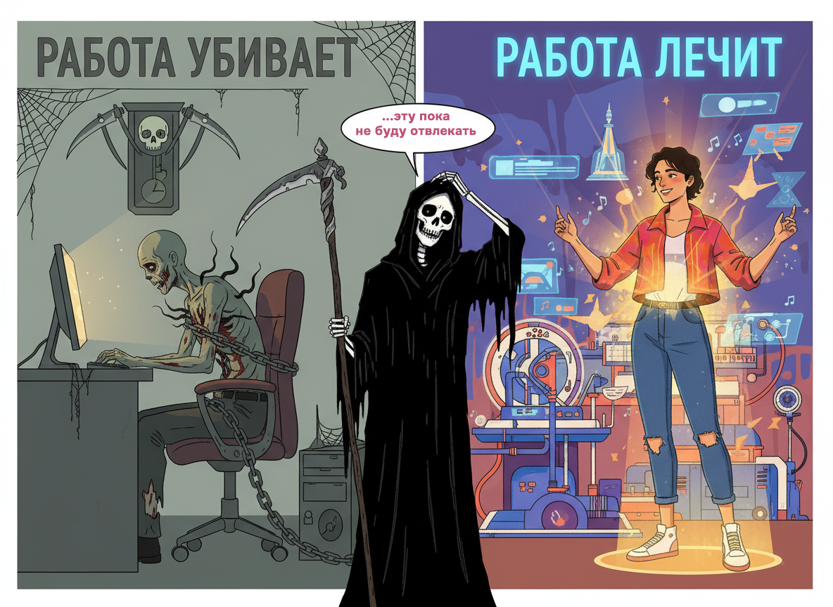 Работа убивает или… лечит? Как карьера влияет на то, сколько (и как) вы проживете - 1