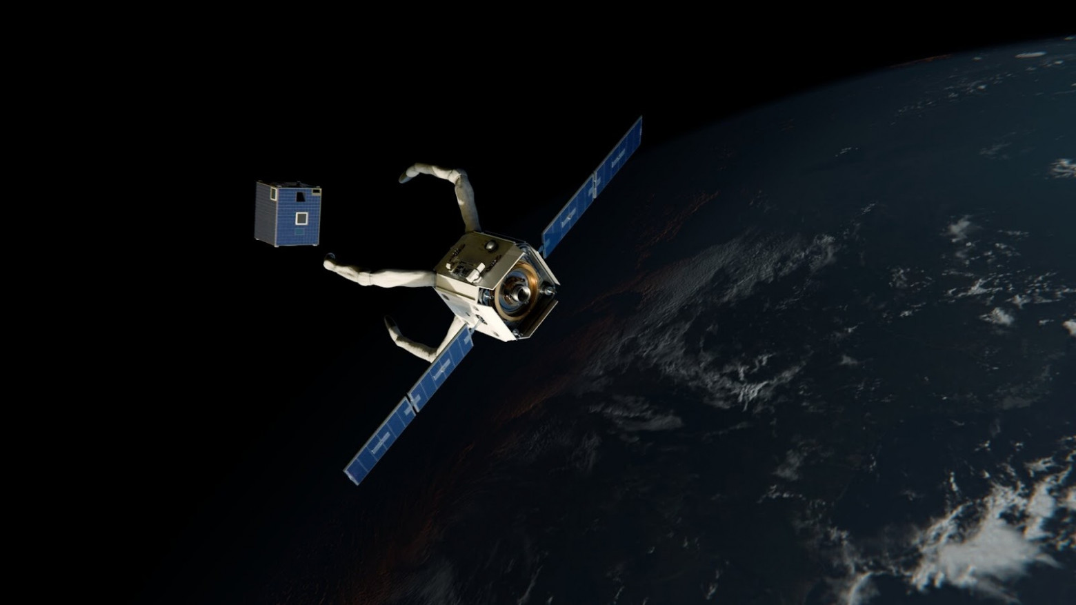 ClearSpace-1 от ЕКА готовится к сходу с орбиты спутника Proba-1