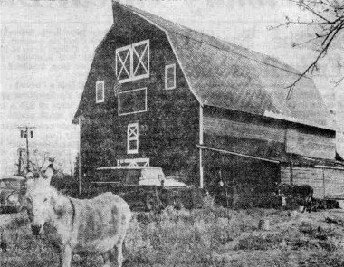 Чудо-сарай Клода Кагана. Больше фотографий в статьях 1967 года из газет The Newark News  и The Trenton Times