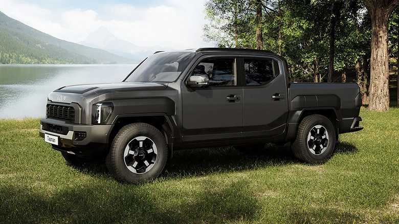 Рамный внедорожник Kia Tasman добрался до России: неоднозначный дизайн, 281 л.с. и полный привод &mdash; за 6,75 млн рублей